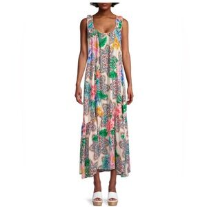 ✨ JOHNNY WAS Hosta Floral Medallion Maxi Dress - Tiered Boho Luxury plus size 3X